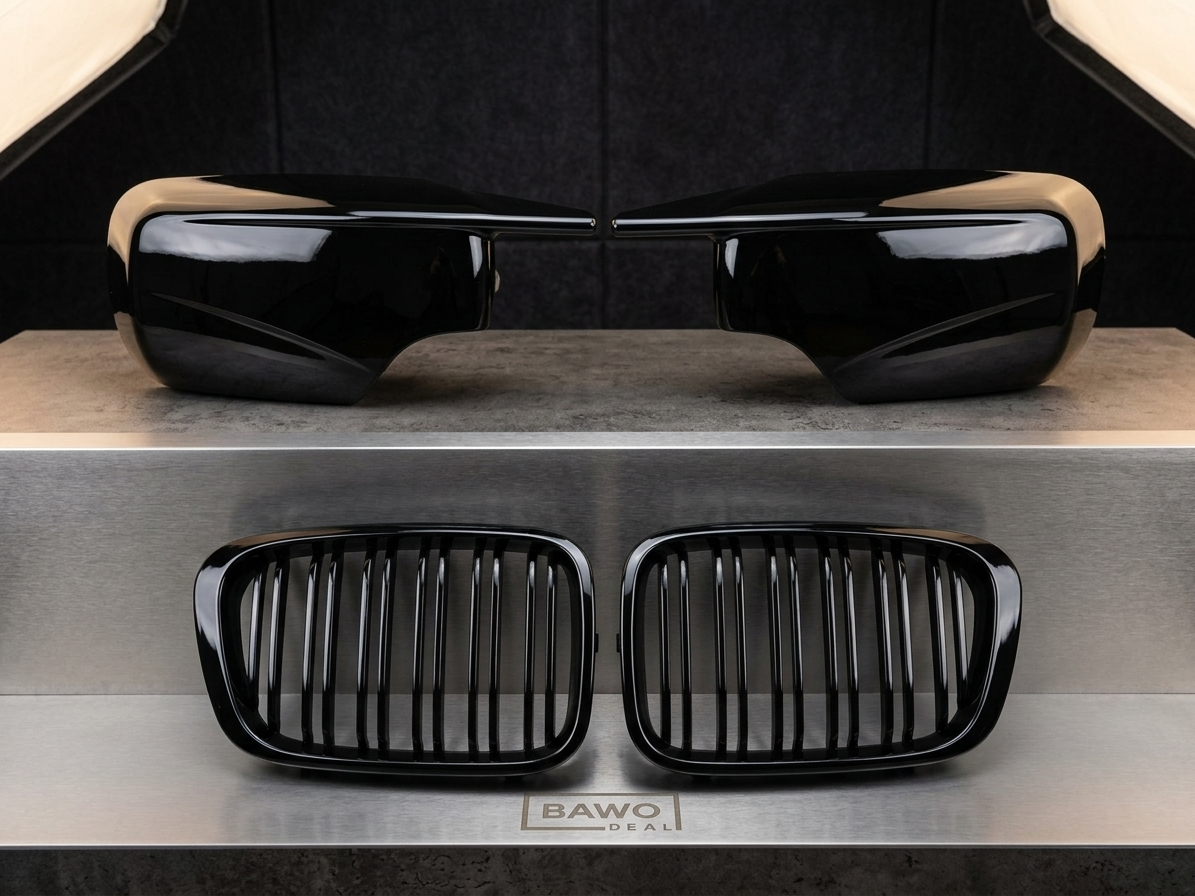 Ledvinky + M kryty zrcátek BMW E46 sedan/touring 98-01 sada