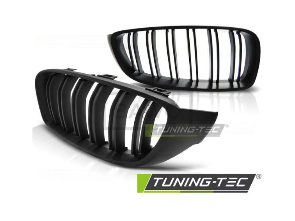 Ledvinky Dual line pro BMW F32/F33/F36 přední maska, černé matné