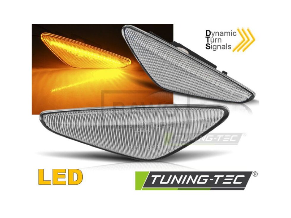 Blinkry boční LED dynamické BMW X3 F25 LCI 14-17 / X4 F26 bílé
