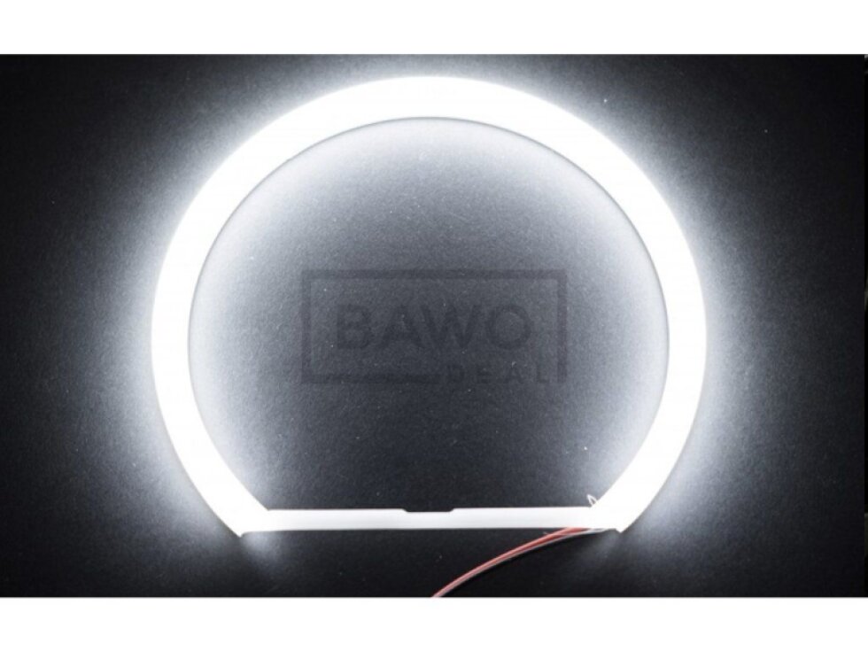BMW E90/E91 LED Angel Eyes kroužky UHP Cotton mléčné