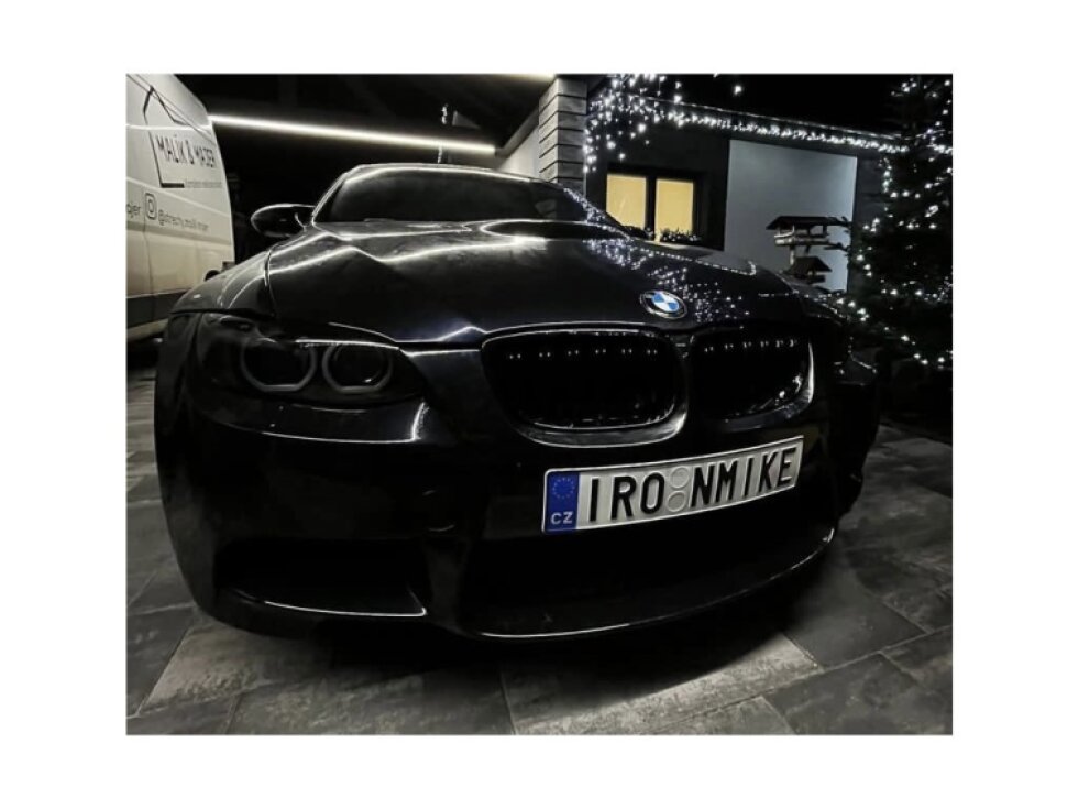 Ledvinky Dual line pro BMW E92 E93 06-10, přední maska, černé lesklé mřížky