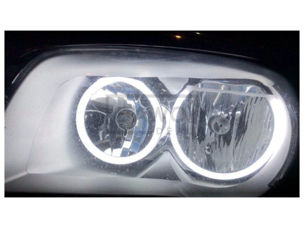 BMW E90/E91 LED Angel Eyes kroužky UHP Cotton mléčné