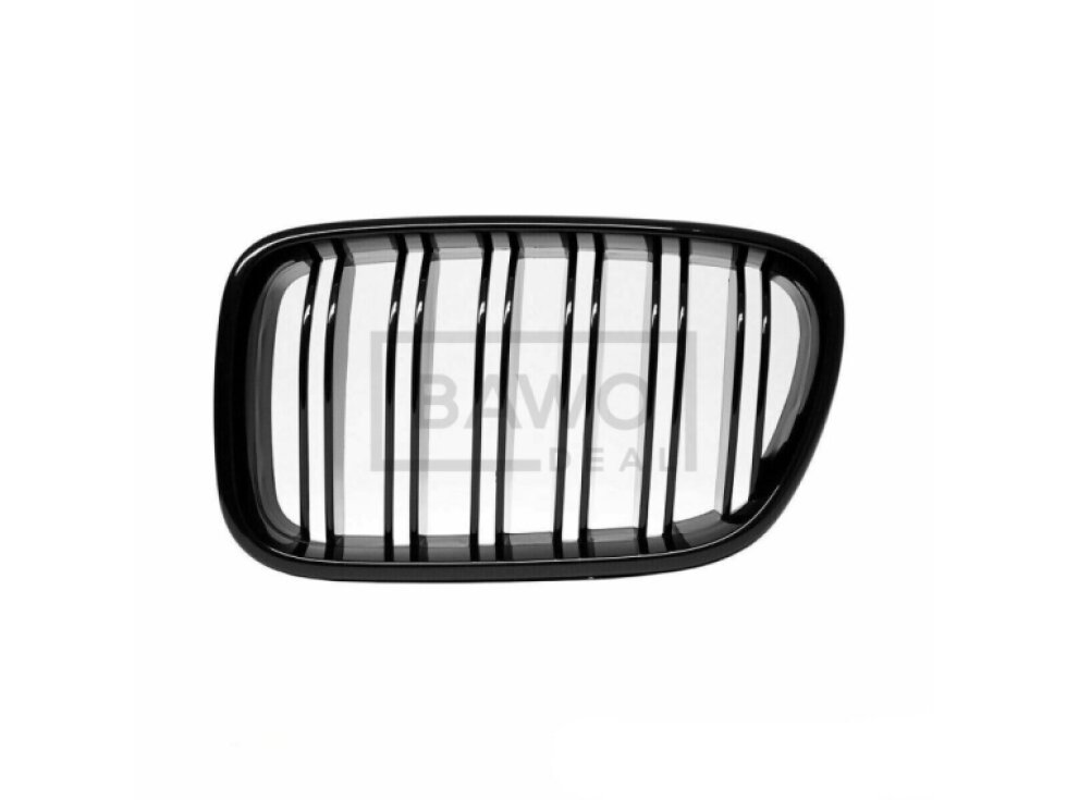 Ledvinky Dual line pro BMW X3 F25 10-14, přední maska, černé lesklé mřížky