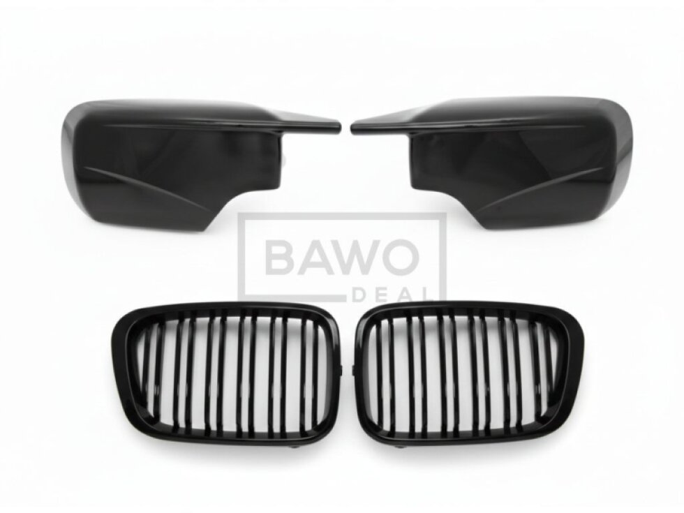 Ledvinky + M kryty zrcátek BMW E46 sedan/touring 98-01 sada