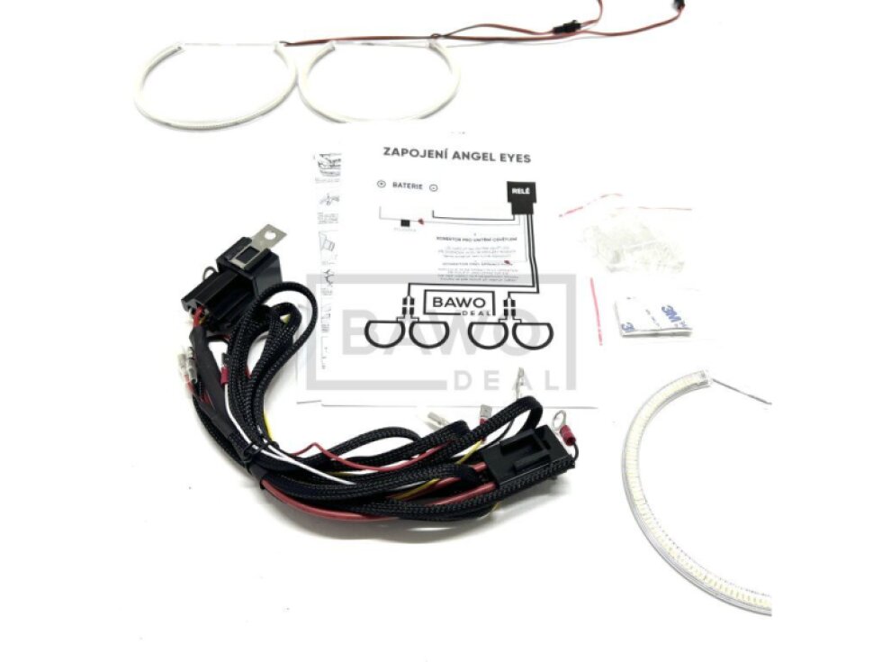 BMW E39 - LED Angel Eyes kroužky UHP 131mm