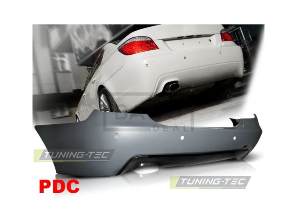 Zadní nárazník BMW E60 03-07 sedan, PDC