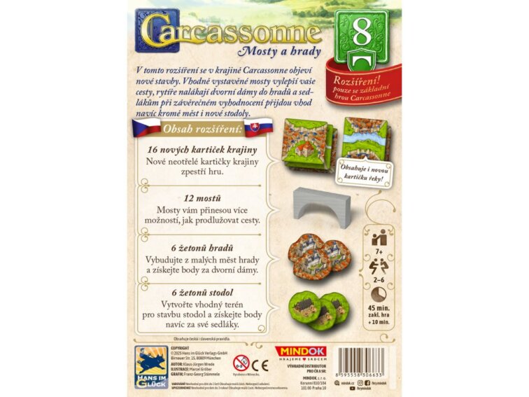 Carcassonne: Mosty a hrady - Rozšíření 8