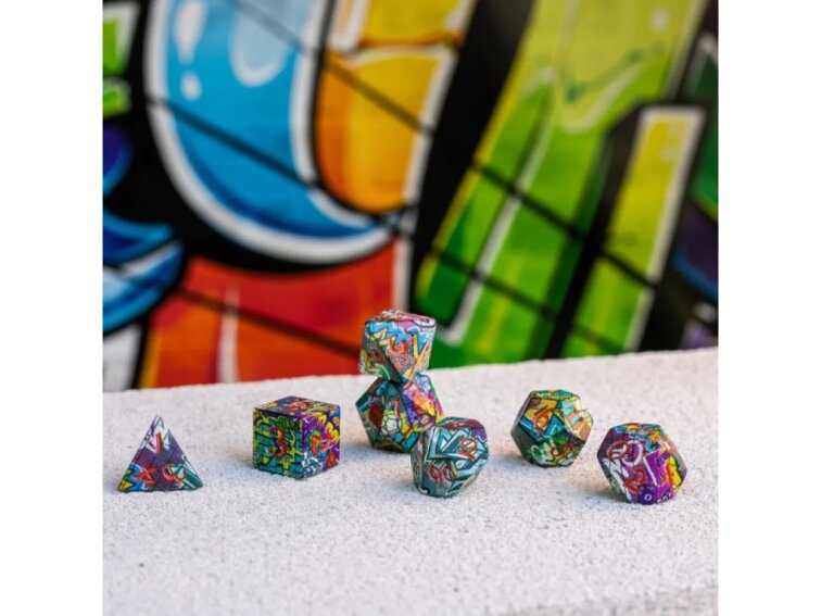 Sada kostek: Full Art Dice Set - Graffiti