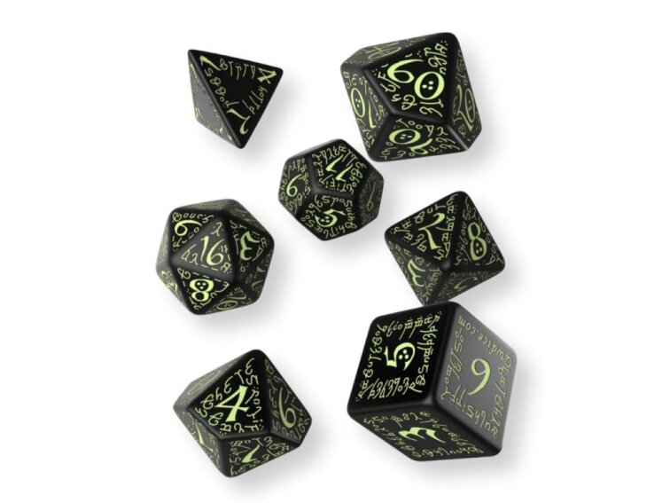 Sada elfských kostek - svítící