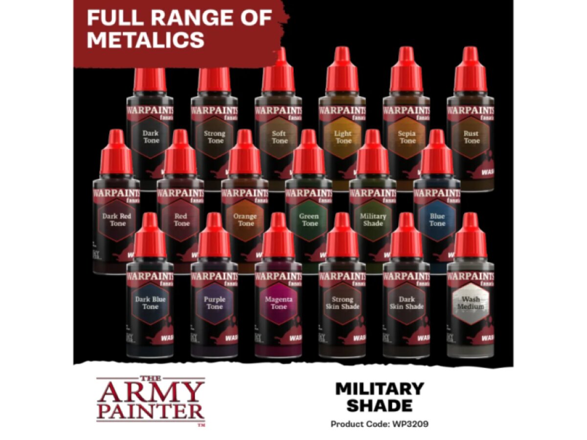 Army Painter: Fanatic Wash - Military Shade