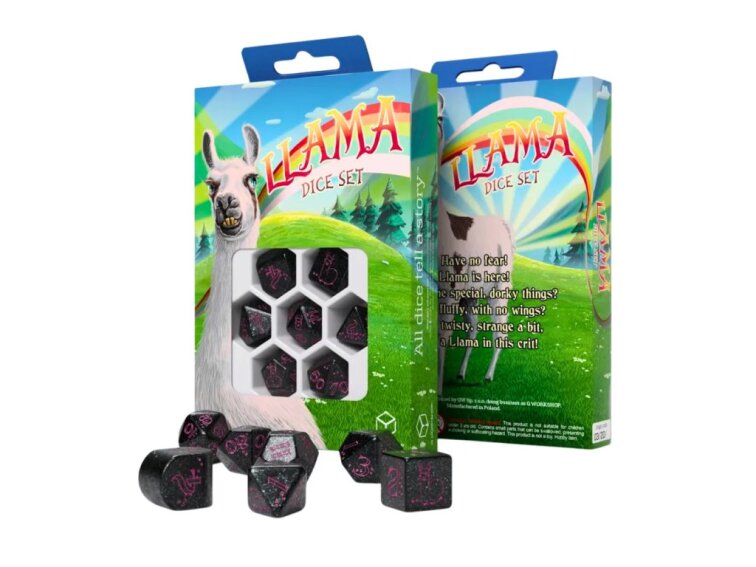 Sada kostek Llama - Spitty