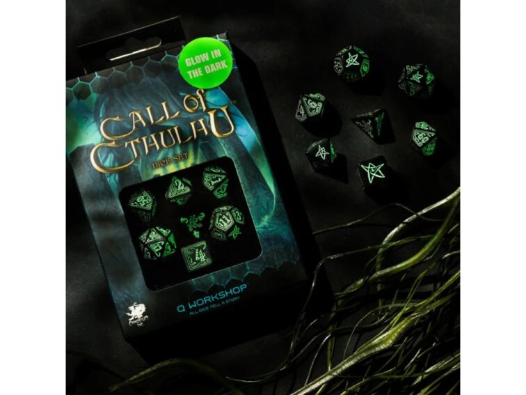 Sada kostek Call of Cthulhu - svítící