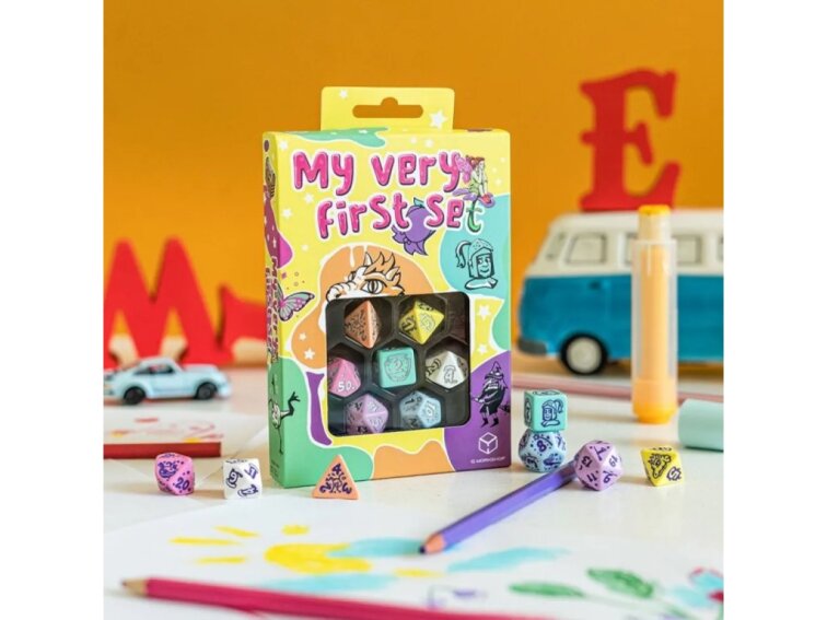 Sada kostek - My Very First Set - Fialová