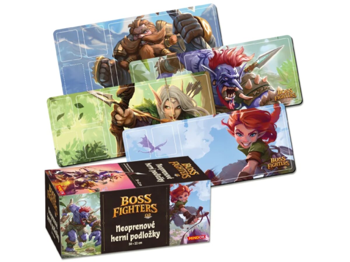 Boss Fighters QR - Neoprénové herní podložky