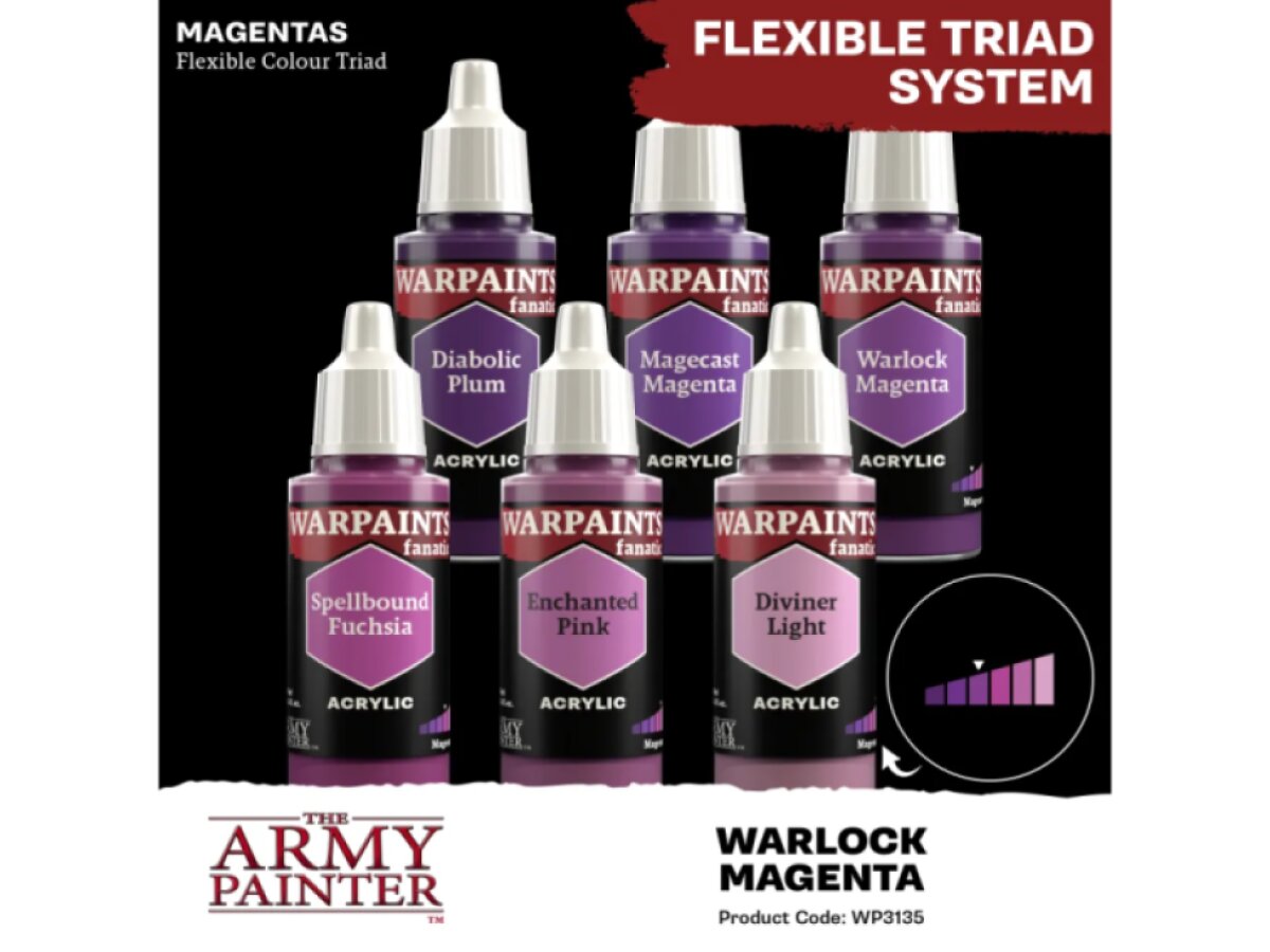 Army Painter: Warpaints Fanatic - Warlock Magenta