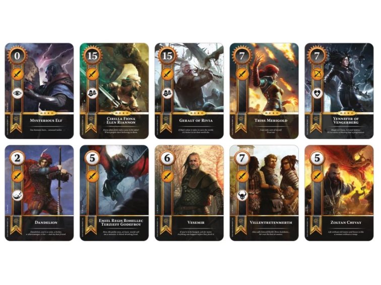 Karetní hra Gwint - Ballads Legendary Foil Cards - Nilfgaard