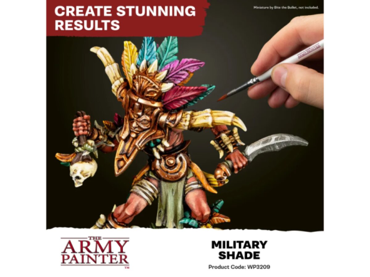Army Painter: Fanatic Wash - Military Shade