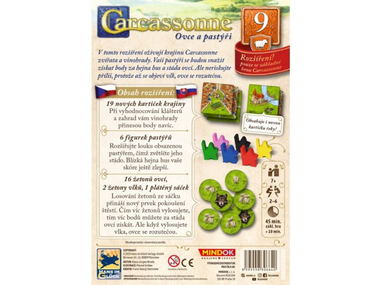 Carcassonne: Ovce a pastýři - Rozšíření 9