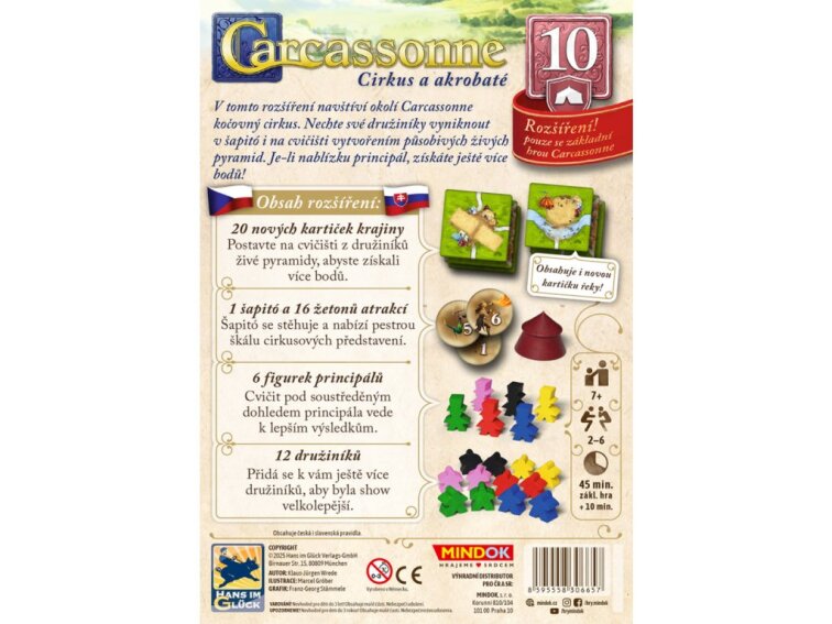 Carcassonne: Cirkus - Rozšíření 10
