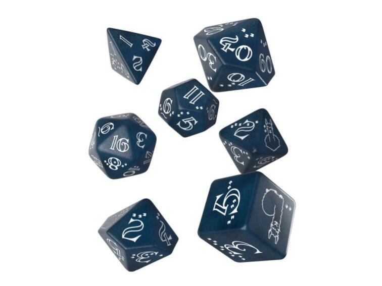 Sada kostek - Llama - Modro-bílá