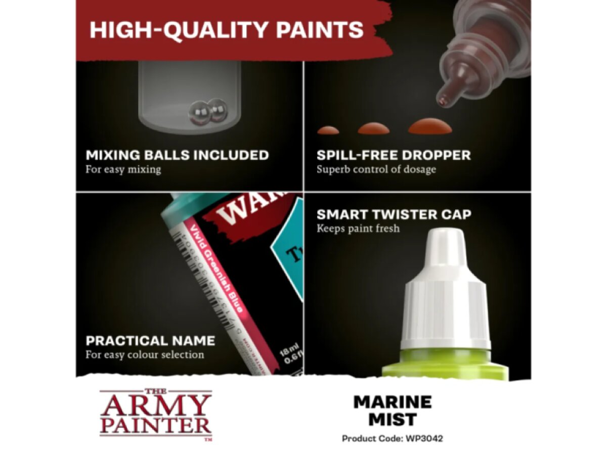 Army Painter: Warpaints Fanatic - Marine Mist