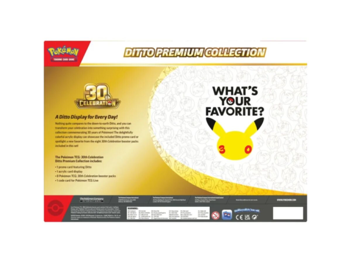Pokémon TCG: 30th Celebration Ditto Premium Collection