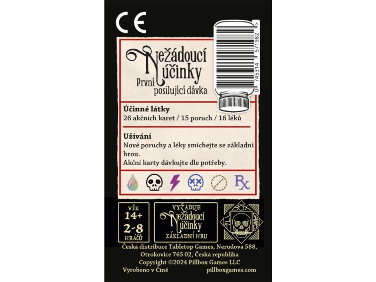 Nežádoucí účinky – Posilující dávka