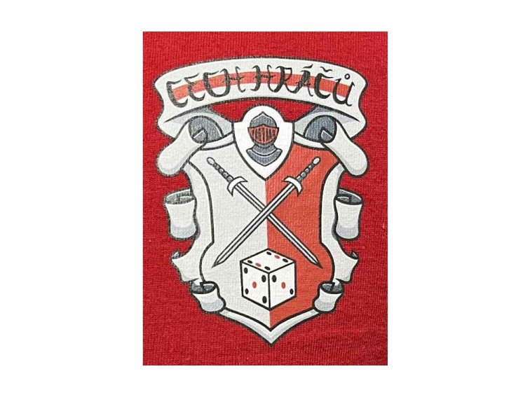 Pánské tričko - Cech Hráčů (rudé) Vel. S.