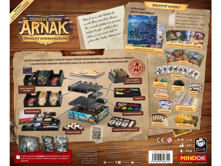 Ztracený ostrov Arnak: Truhlice dobrodružství - Rozšíření