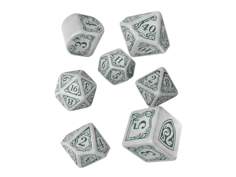 Sada kostek Harry Potter - Zmijozel - Bílo-zelená