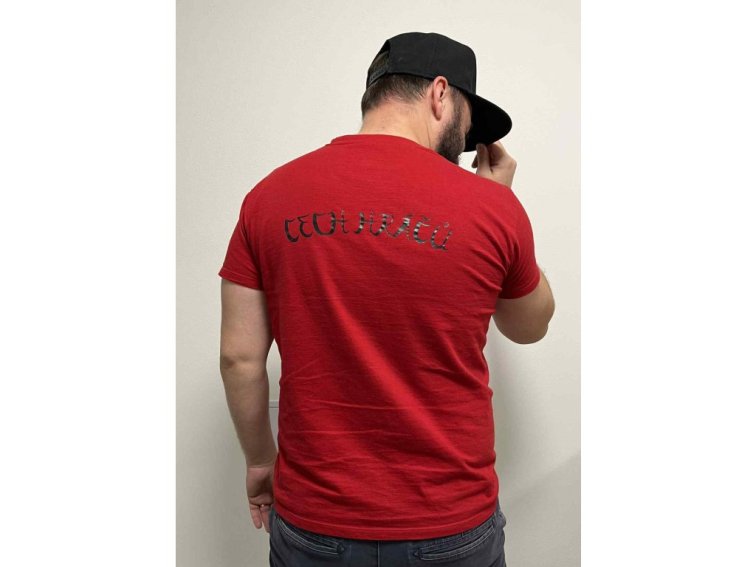 Pánské tričko - Cech Hráčů (rudé) Vel. S.