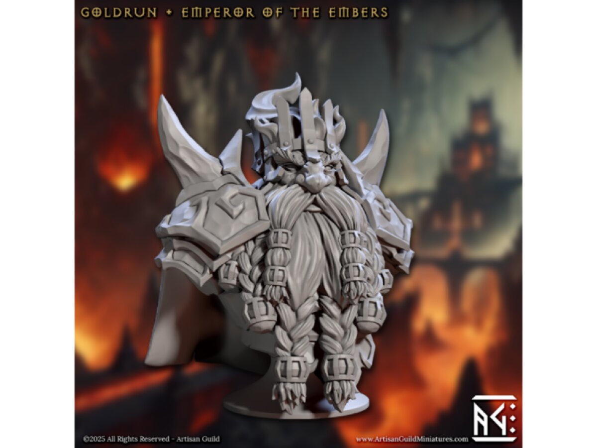 Goldrun, Emperor of the Embers (bust)