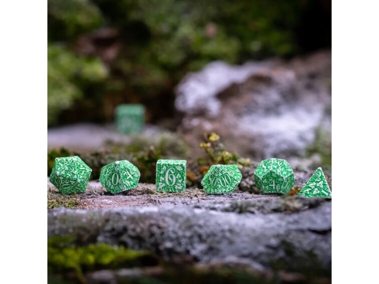 Sada lesních kostek - Bílo-zelená