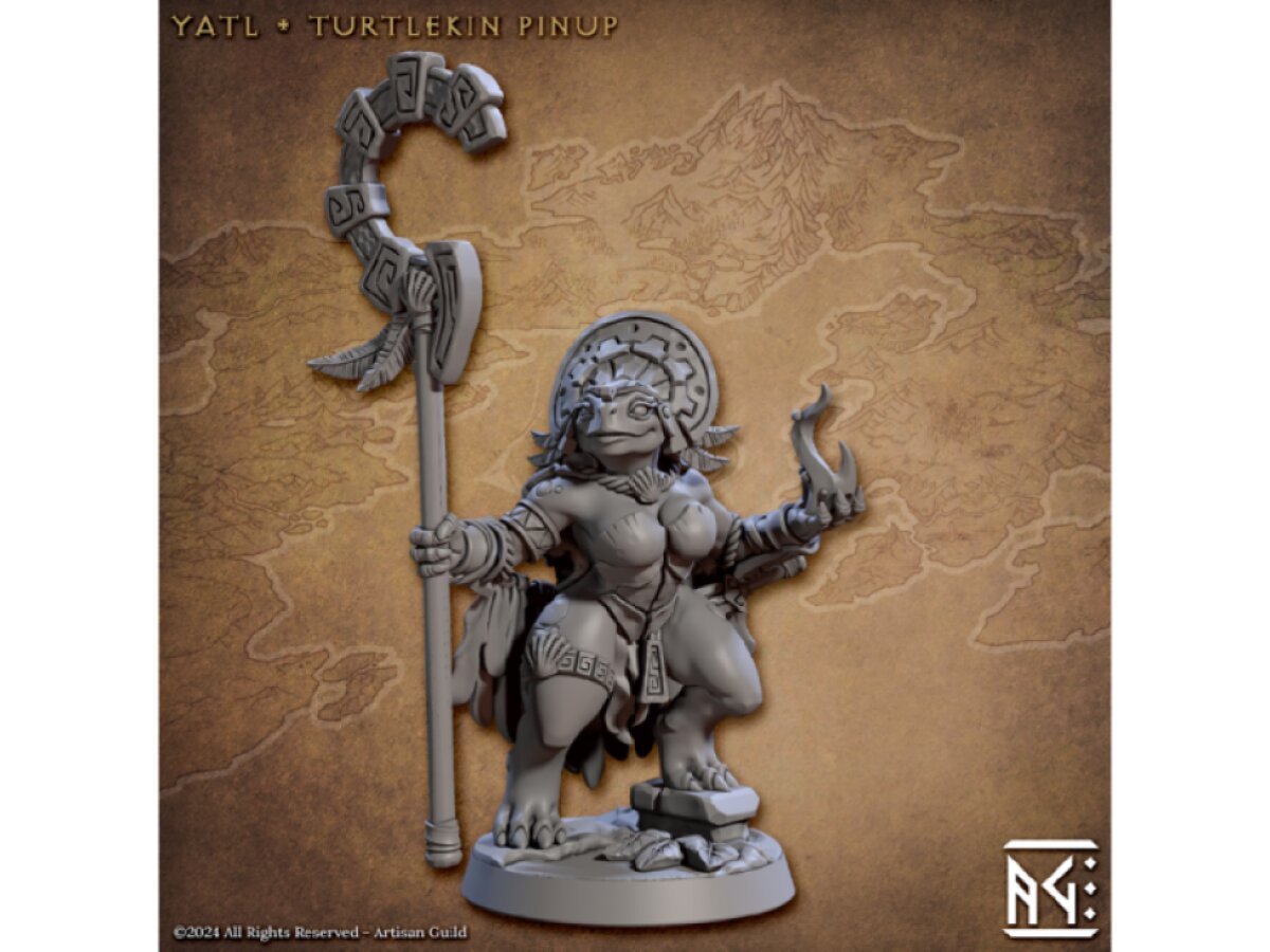 Yatl - Turtlekin Pinup