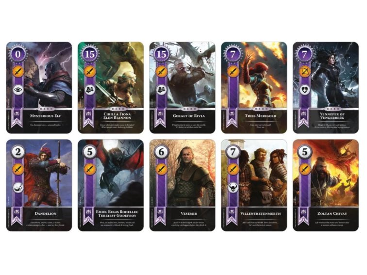 Karetní hra Gwint - Ballads Legendary Foil Cards - Skellige
