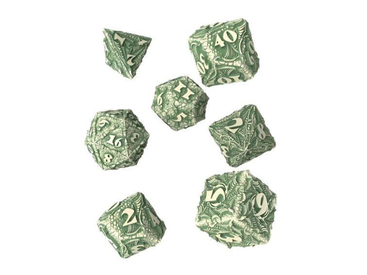 Sada kostek Dracopolis - Velšský Zelený