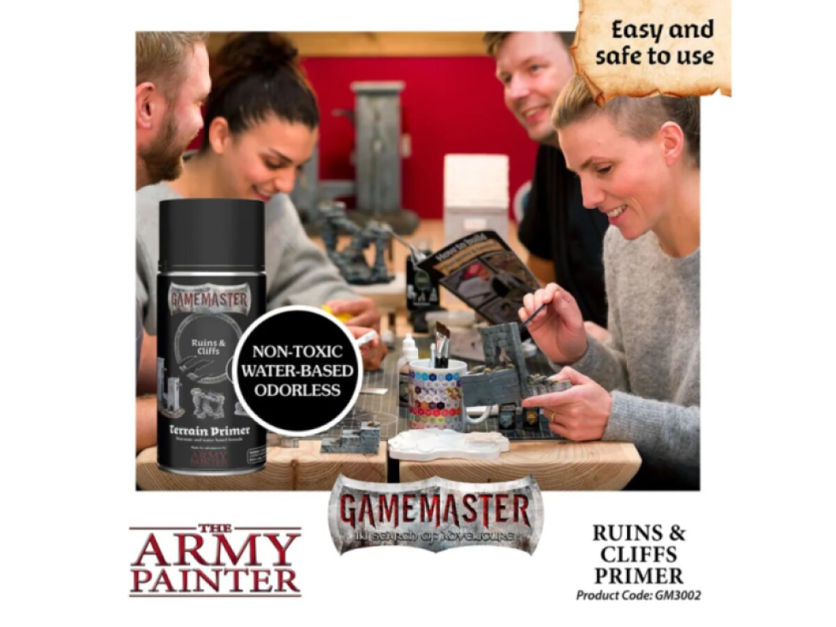 Army Painter: GameMaster Terrain Primer - Ruins & Cliffs