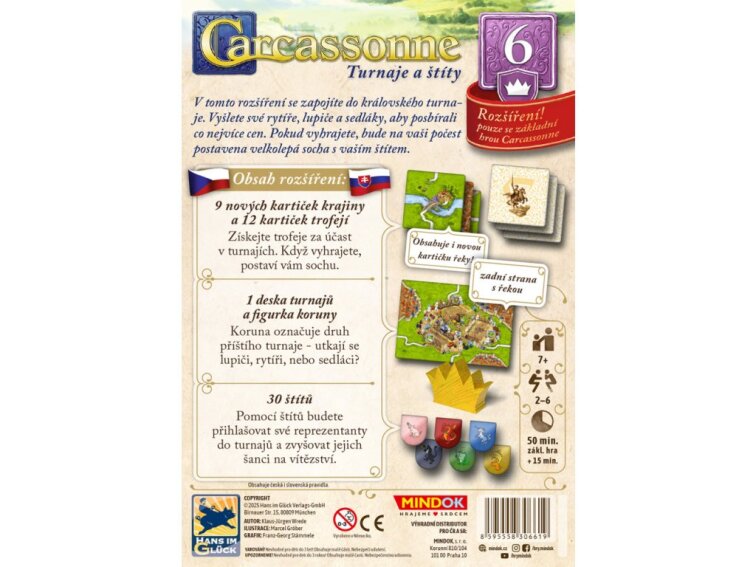 Carcassonne: Turnaje a štíty - Rozšíření 6