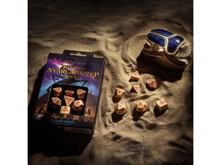 Sada kostek Call of Cthulhu - Masks of Nyarlathotep