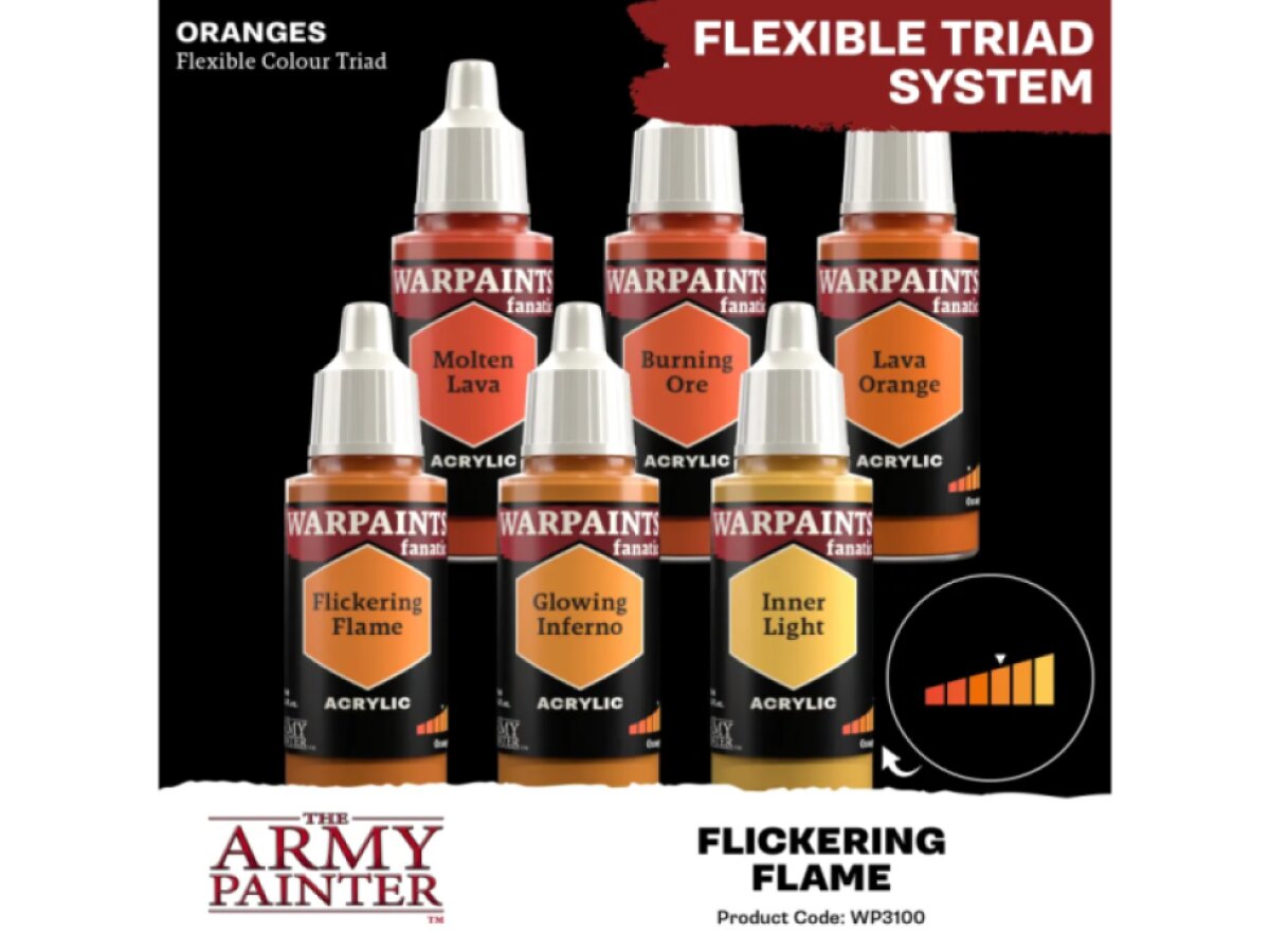 Army Painter: Warpaints Fanatic - Flickering Flame