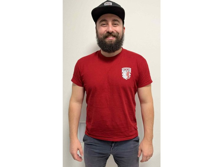 Pánské tričko - Cech Hráčů (rudé) Vel. S.