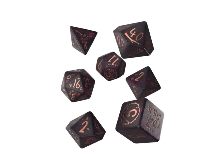 Sada psích kostek - Hnědá