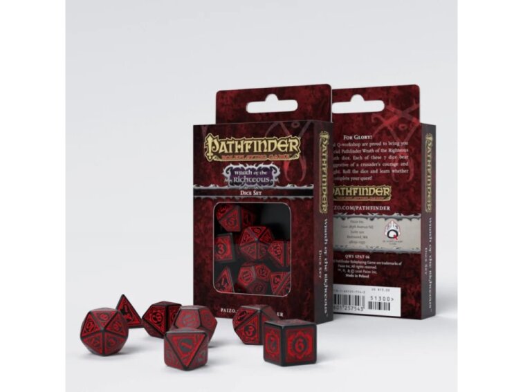 Sada kostek Pathfinder - Wrath of the Righteous