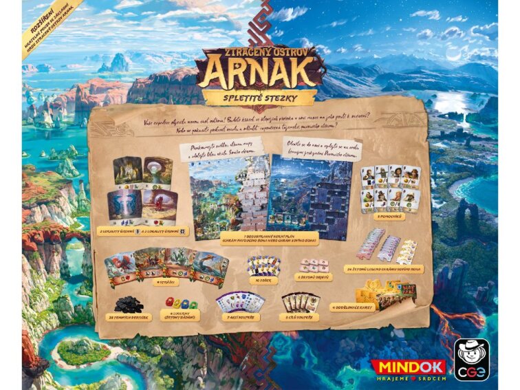 Ztracený ostrov Arnak: Spletité stezky – Rozšíření