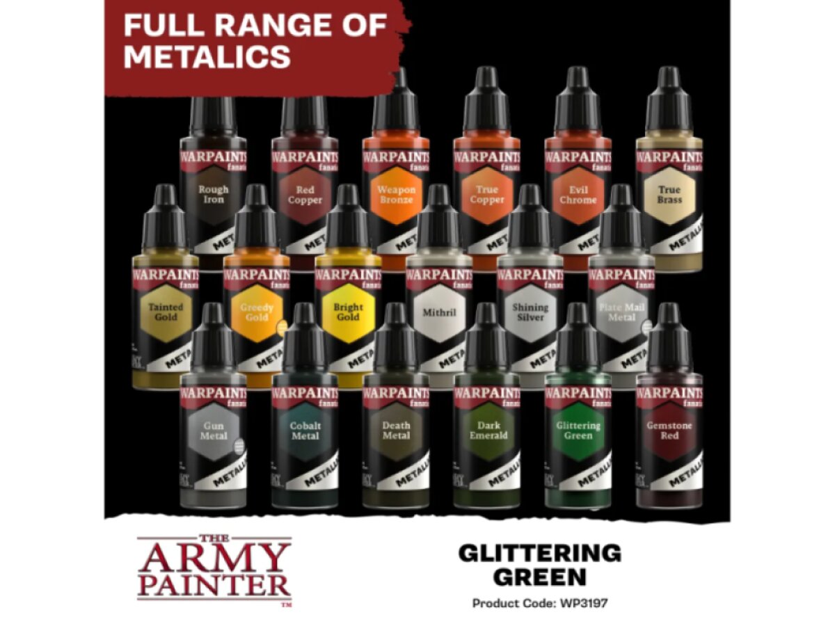 Army Painter: Fanatic Metallic - Glittering Green