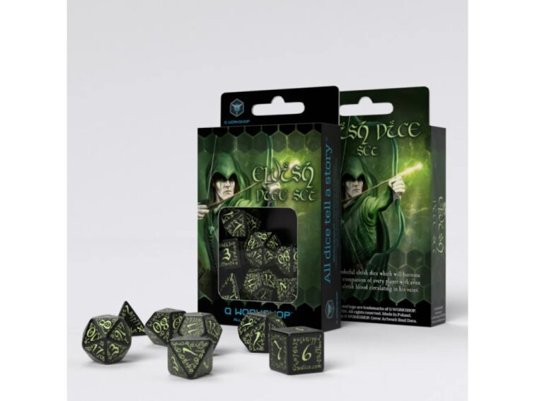 Sada elfských kostek - svítící