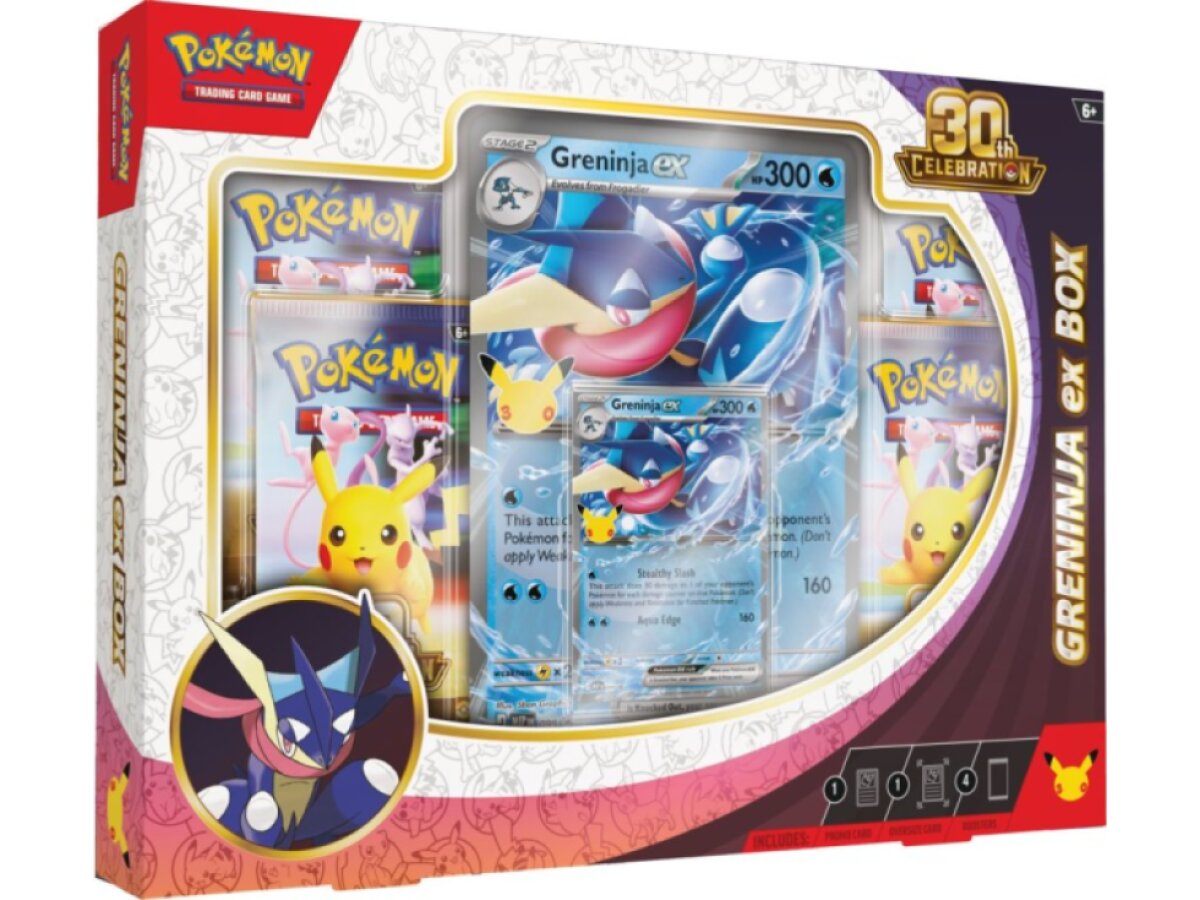 Pokémon TCG: 30th Celebration Greninja ex Box