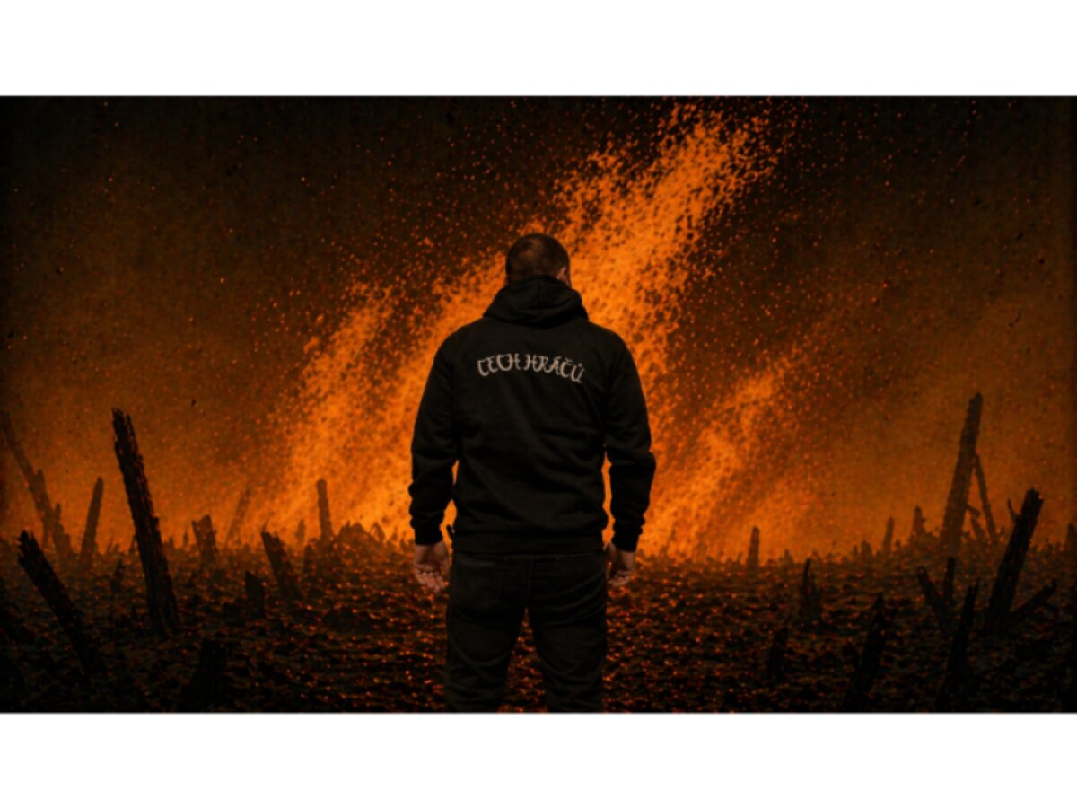 Mikina Cech Hačů (Černá)