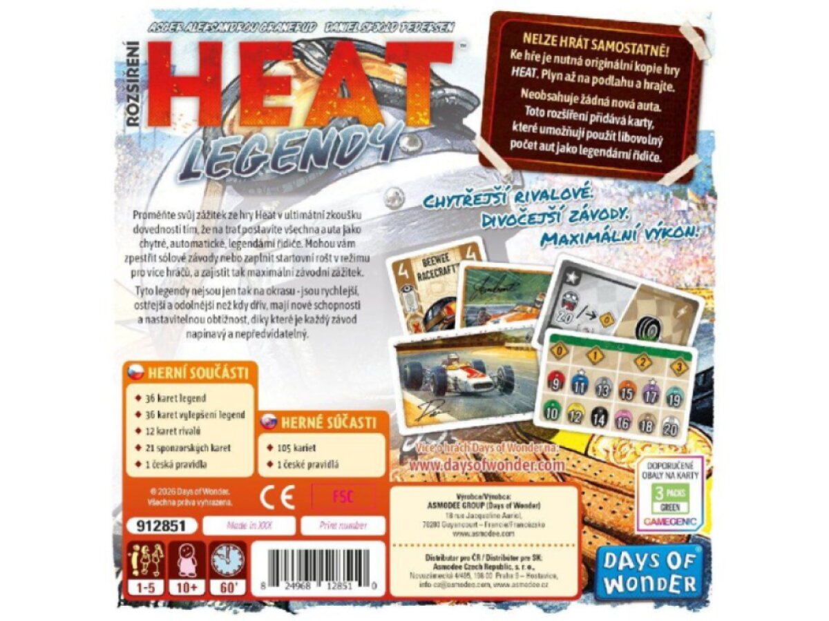 HEAT: Legendy - Rozšíření