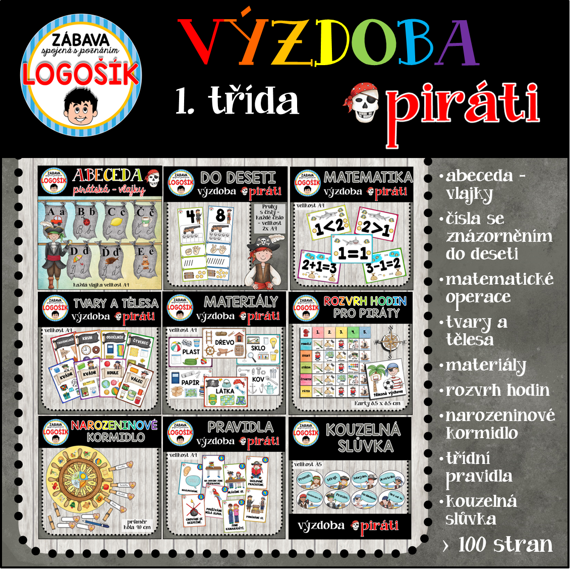 Výzdoba do škol, která je krásná, praktická a pomáhá každý den